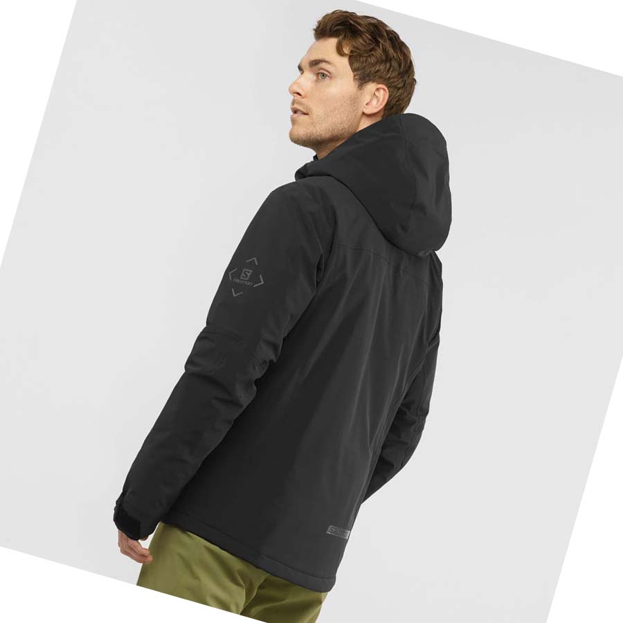 Chaquetas De Esquí Salomon HIGHLAND Hombre Negros | MX 3348KOR